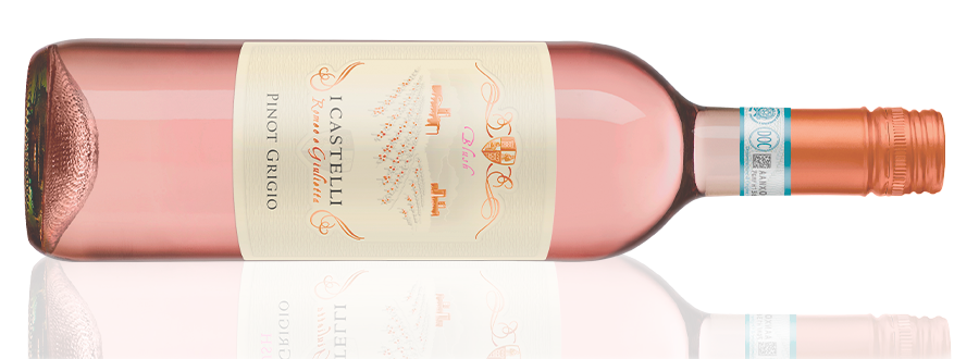 I castelli wines: Pinot Grigio Blush - delle Venezie IGT